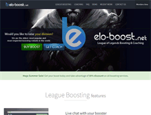 Tablet Screenshot of elo-boost.net